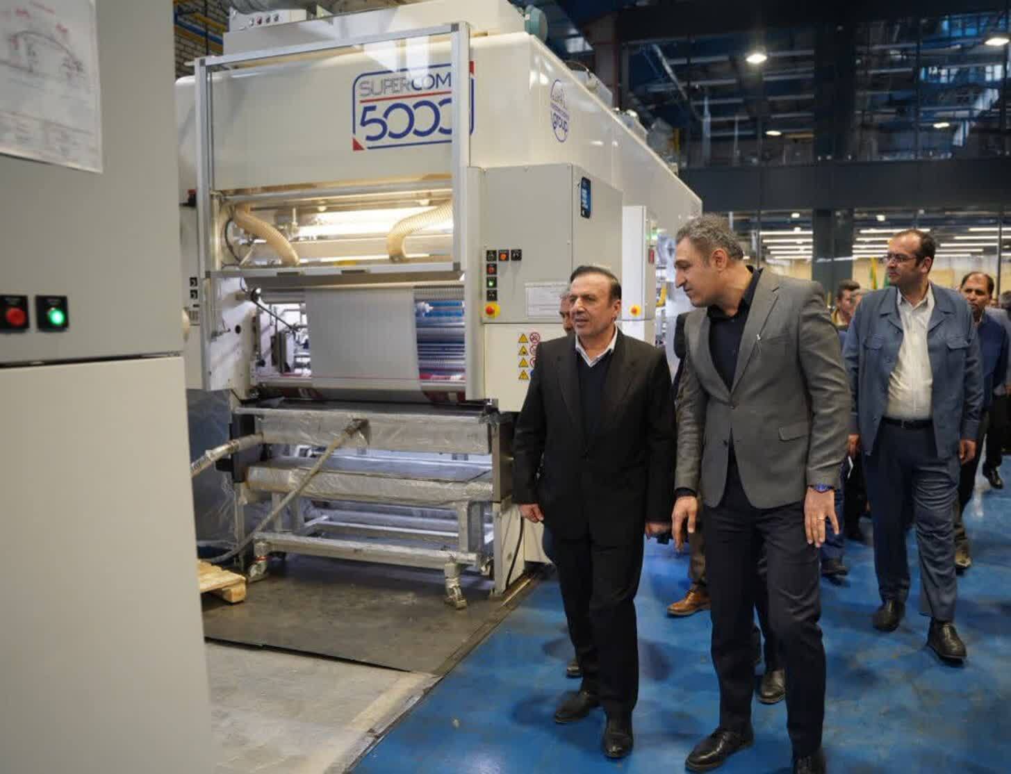 طرح توسعه شرکت ایران رول در قزوین افتتاح شد طرح توسعه شرکت ایران رول در قزوین افتتاح شد