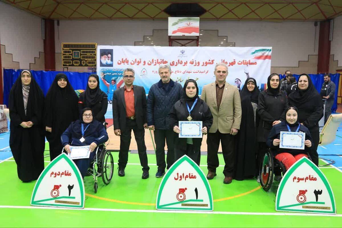 بانوی ورزشکار اردبیلی قهرمان پاراوزنه‌برداری کشور شد