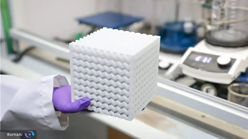 بازیابی لیتیوم از زباله‌های صنعتی با اسفنج مولکولی چاپ سه‌بعدی