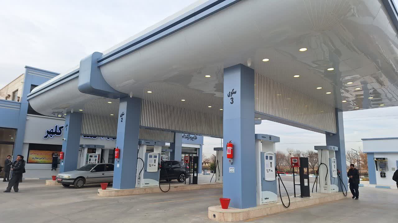 جایگاه اختصاصی پمپ بنزین در شهر قزوین افتتاح شد