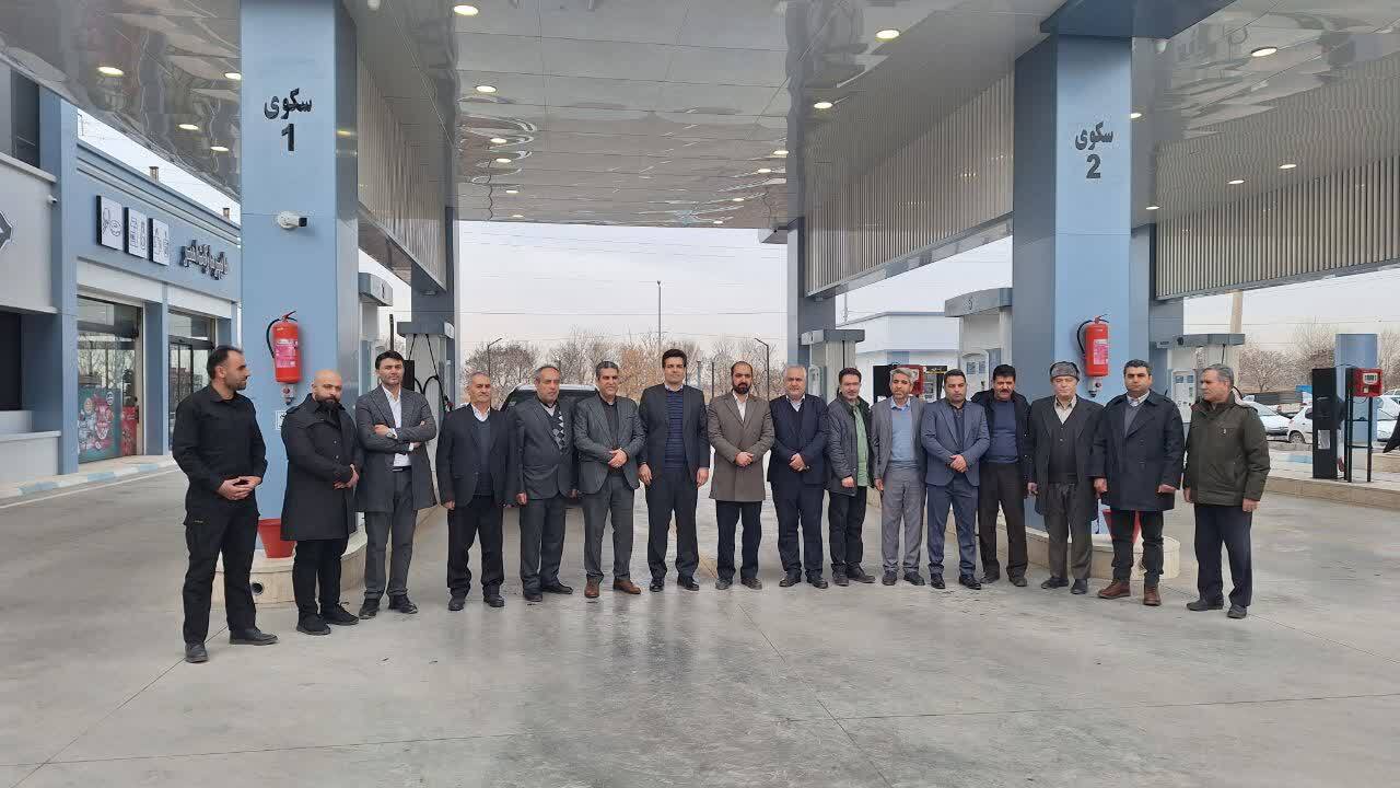 جایگاه اختصاصی پمپ بنزین در شهر قزوین افتتاح شد