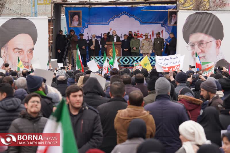 حضور پرشور مردم اردبیل در راهپیمایی ۲۲ بهمن ۱۴۰۴ / تجدید بیعت عملی با آرمانهای انقلاب اسلامی حضور پرشور مردم اردبیل در راهپیمایی ۲۲ بهمن ۱۴۰۴ / تجدید بیعت عملی با آرمانهای انقلاب اسلامی