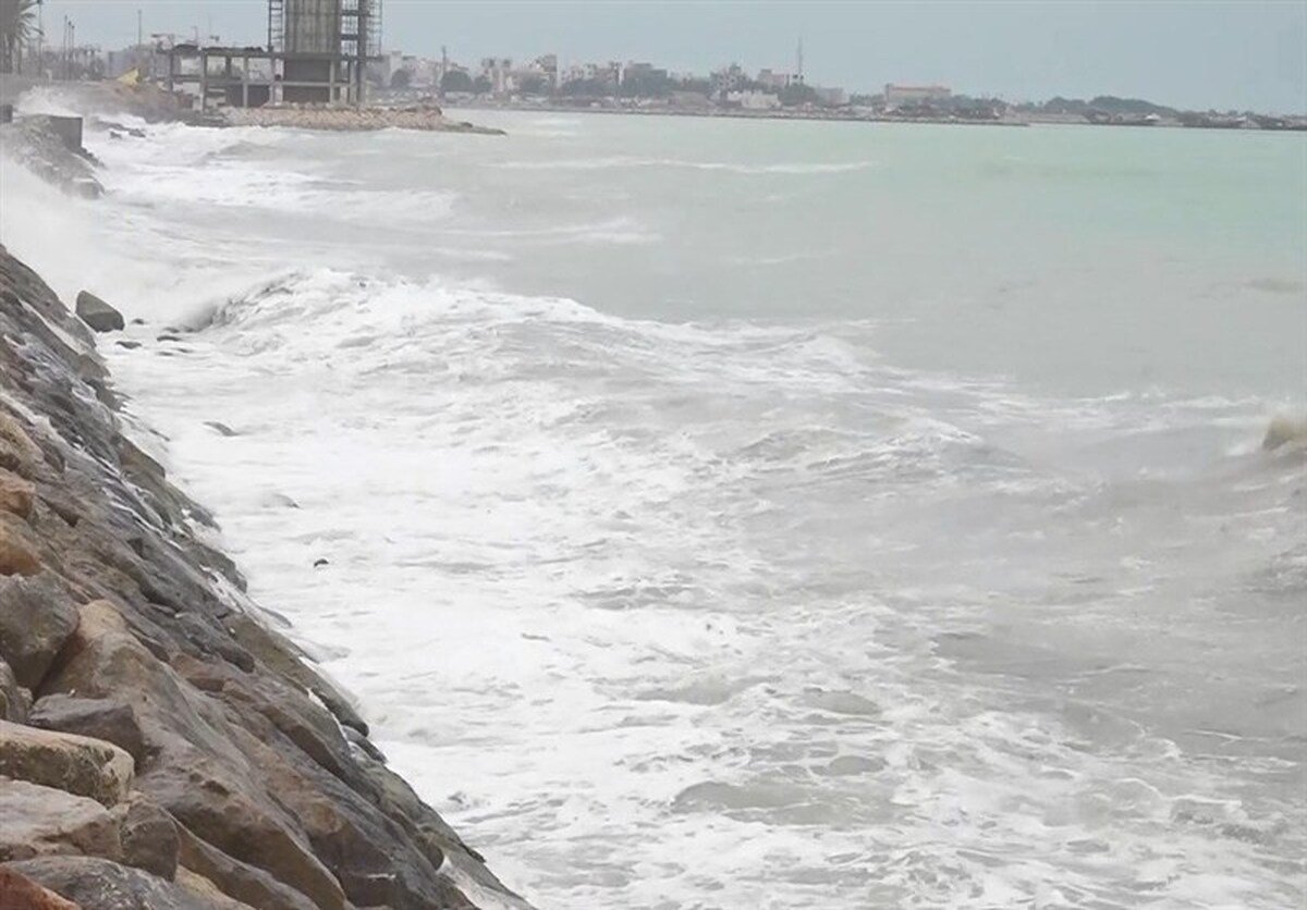 خلیج‌فارس با وزش باد شدید 58 کیلومتری مواج شد