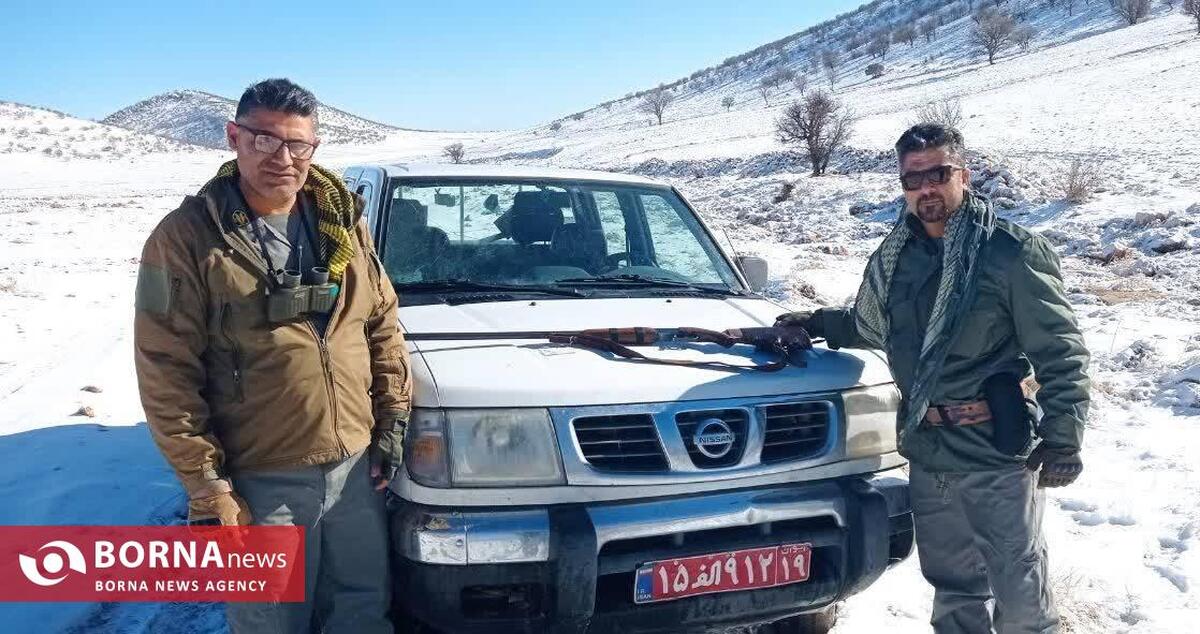 دستگیری دو اکیپ شکارچی متخلف در شهرستان دالاهو