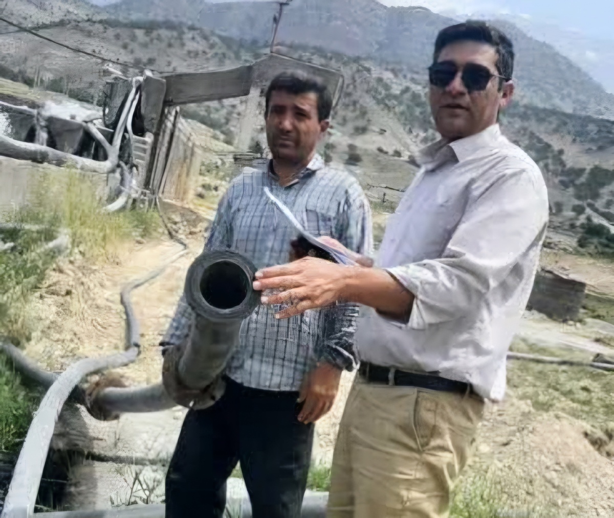 پلمپ 11پمپاژ غیرمجاز در حاشیه رودخانه بشار محدوده شهرستان دنا