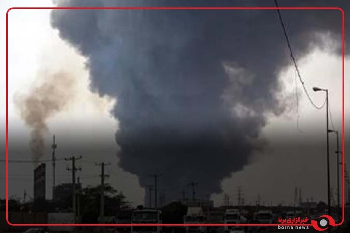 آتش سوزی کارخانه موتور سیکلت در مشهد