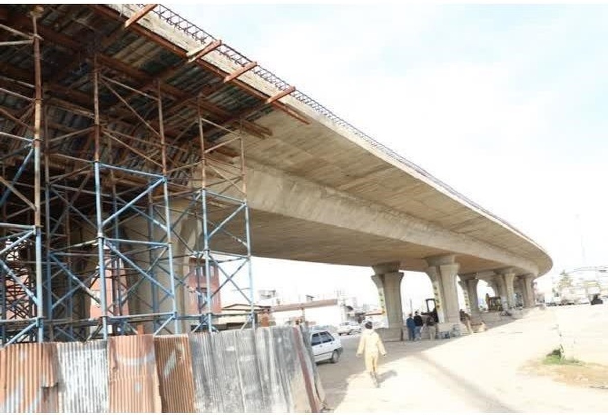 پیشرفت جهشی در پروژه پل سه‌راه جویبار ساری