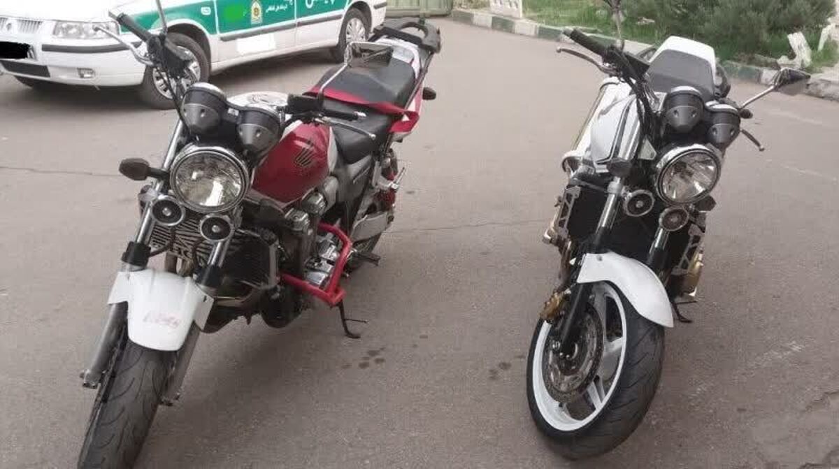 توقیف ۲ دستگاه موتورسنگین غیرمجاز در شهر الوند