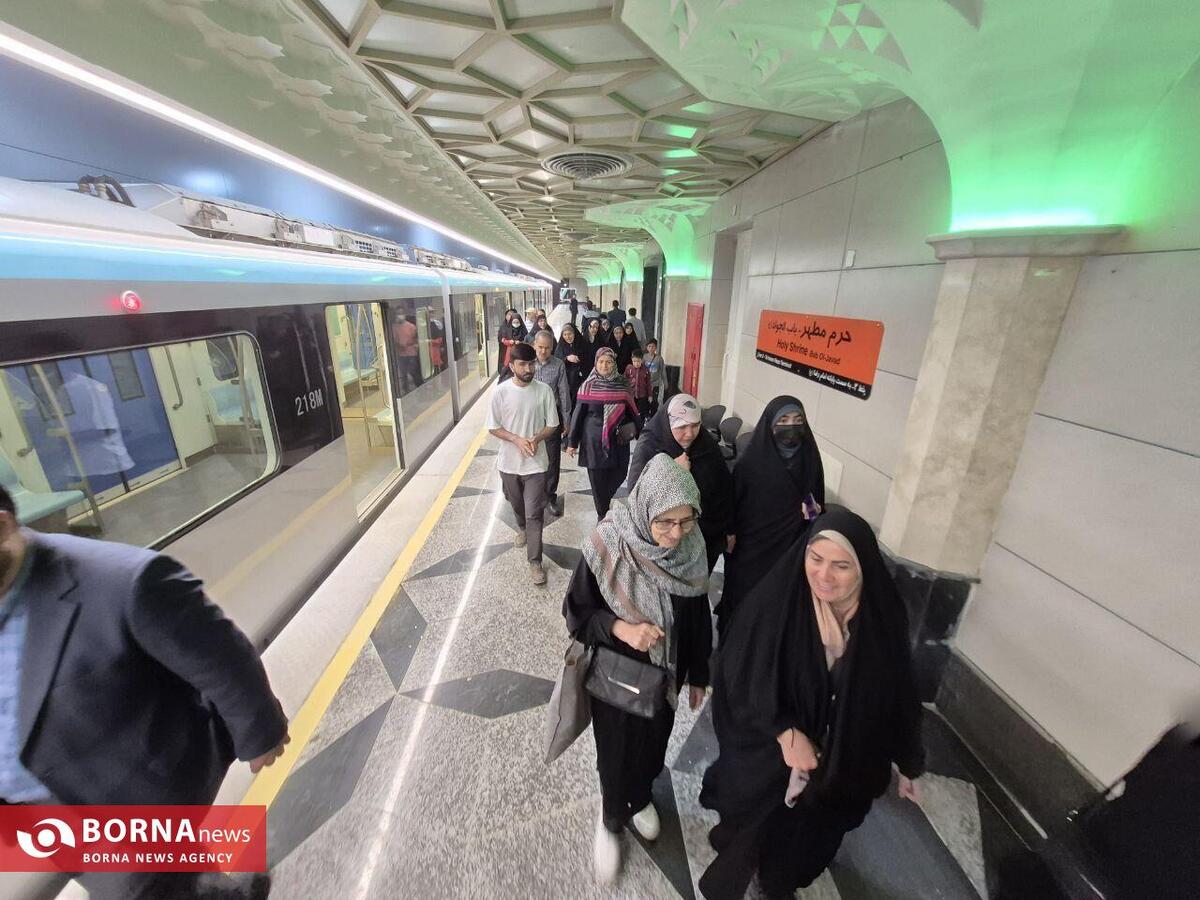 انجام 15 هزار سفر در اولین روز کاری خط سه قطار شهری