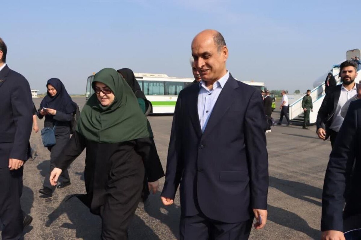 سخنگوی دولت وارد گیلان شد