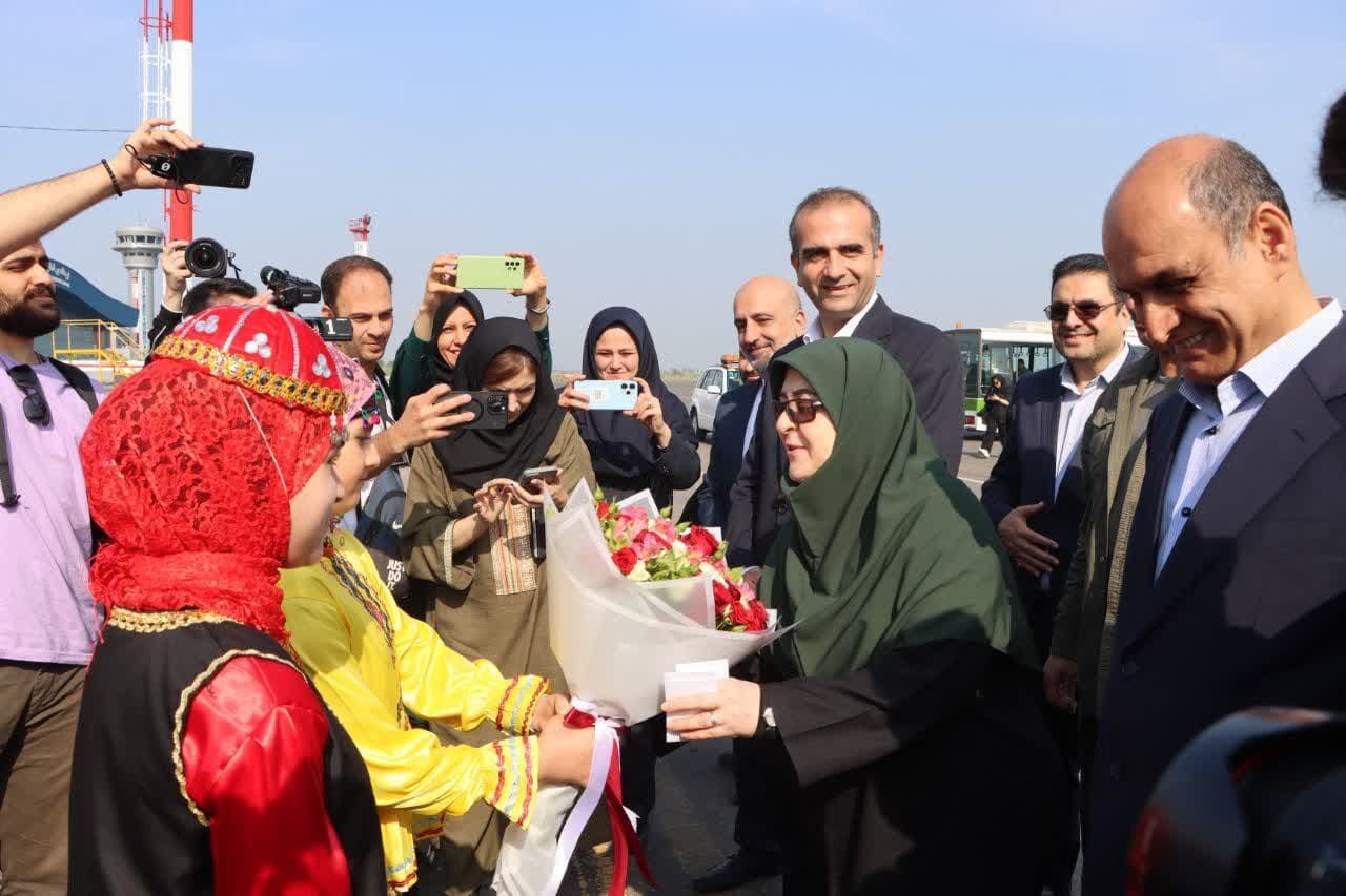 سخنگوی دولت وارد گیلان شد