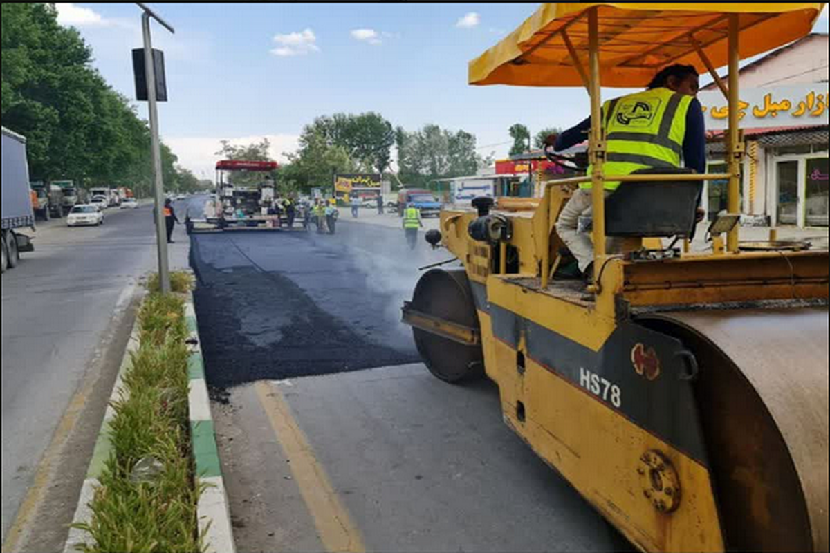 آغاز پروژه بهسازی محور ارومیه - گلمان