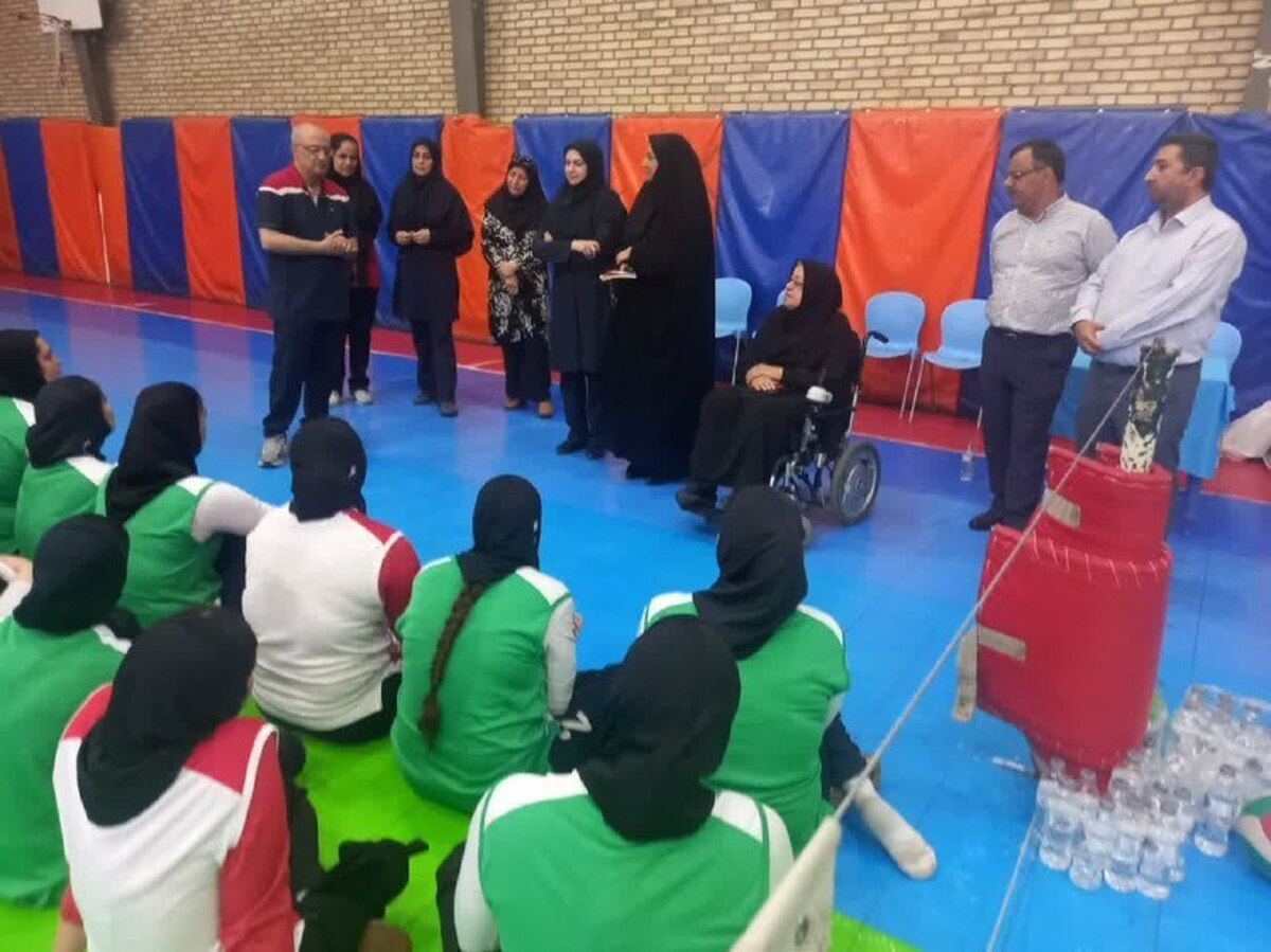 بازدید محبوبه میرزایی‌راد از اردوی تیم ملی والیبال نشسته بانوان در مشهد