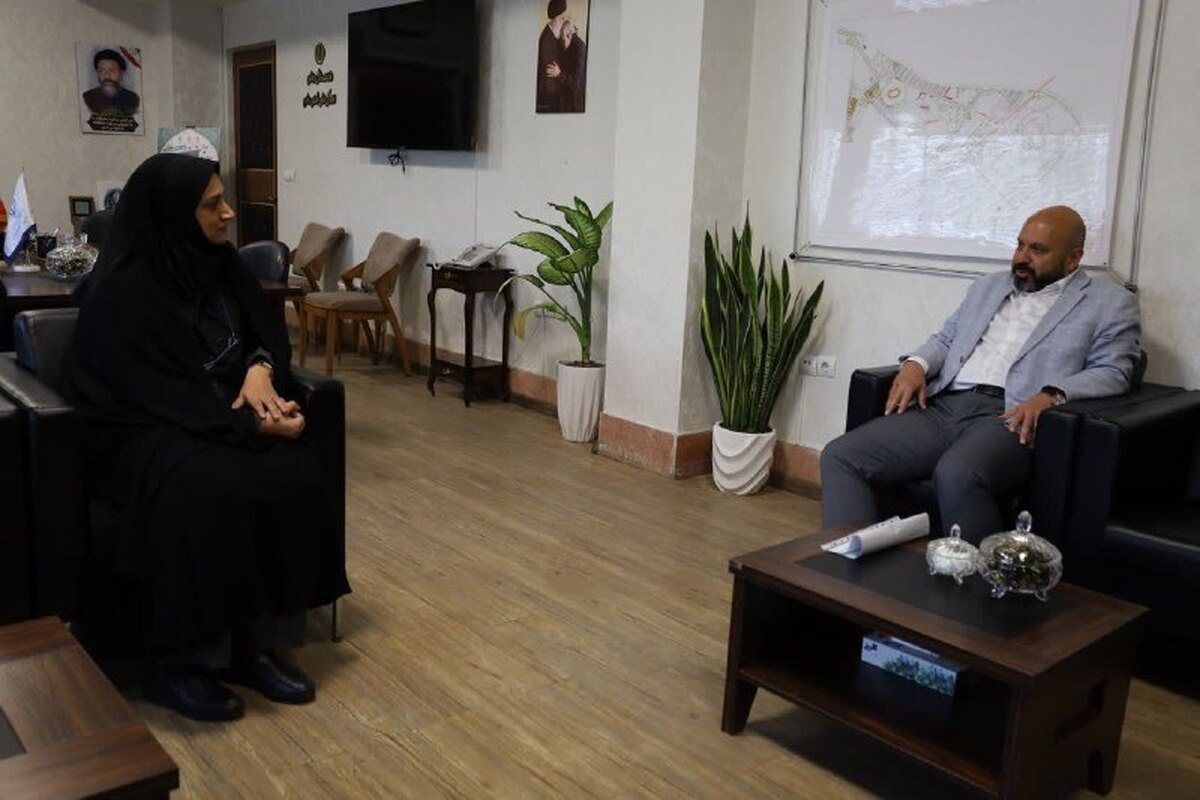 دیدار محبوبه میرزایی‌راد با رئیس هیأت تنیس خراسان رضوی