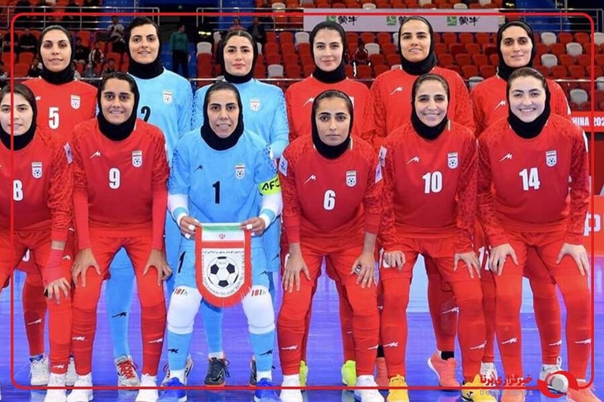 جشن تیم ملی زنان فوتسال ایران پس از صعود به نیمه‌نهایی جام ملت‌های آسیا