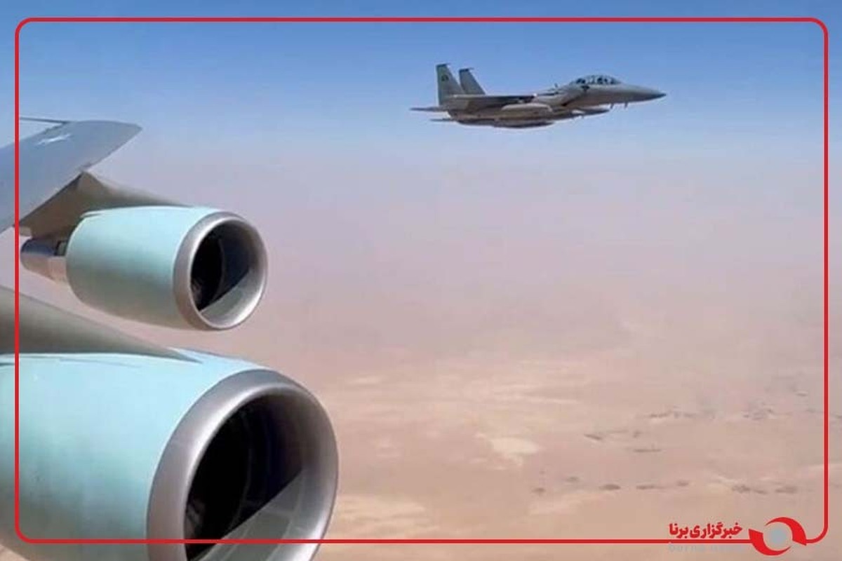 اسکورت هواپیمای ترامپ توسط جنگنده‌های سعودی قبل از فرود در ریاض