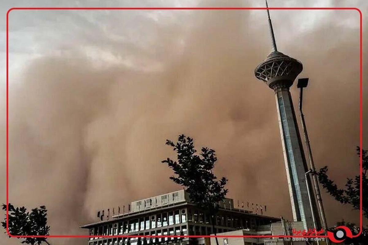 طوفان و گردوخاک به تهران رسید