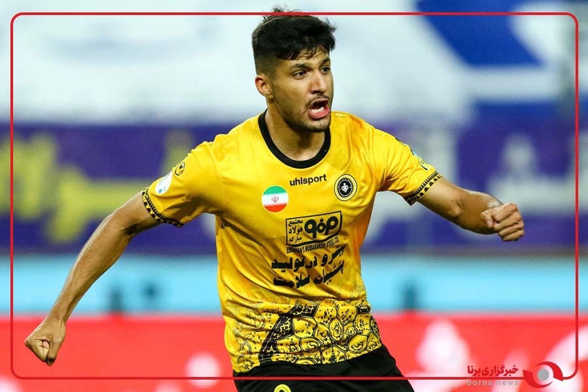 گل دوم سپاهان به استقلال توسط محبی دقیقه 76