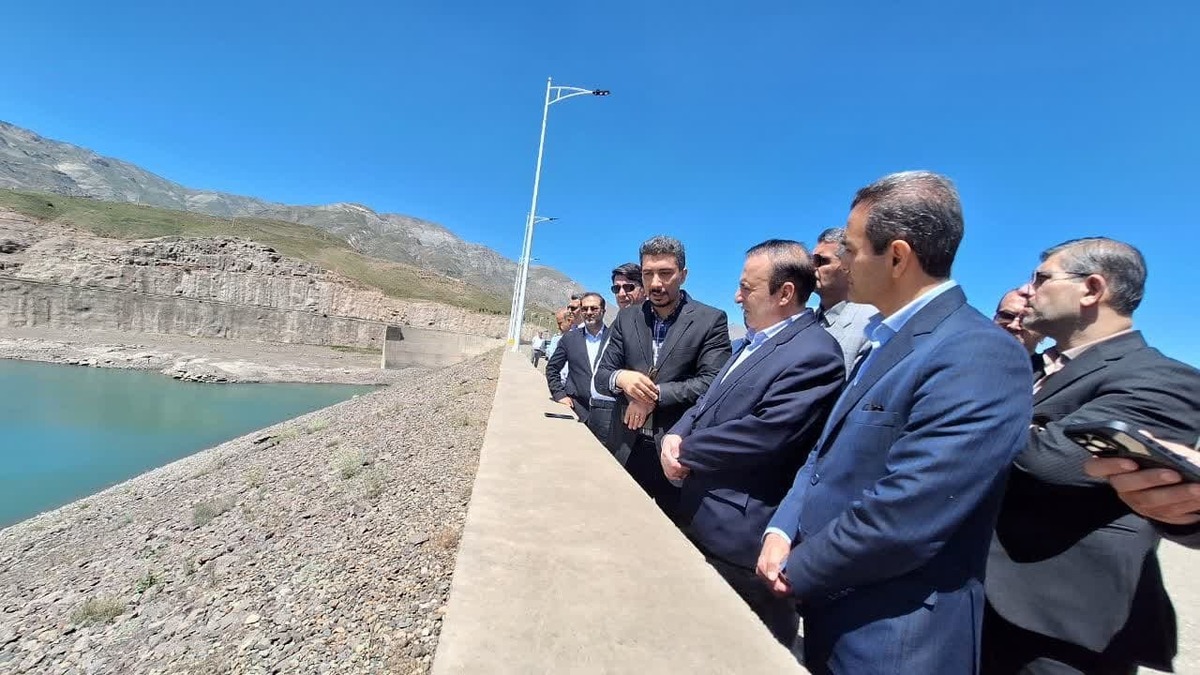  استاندار قزوین از سد طالقان بازدید کرد 