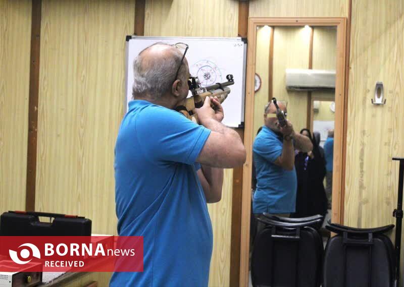 مسابقات تیراندازی بانوان خبرنگار برگزار شد
