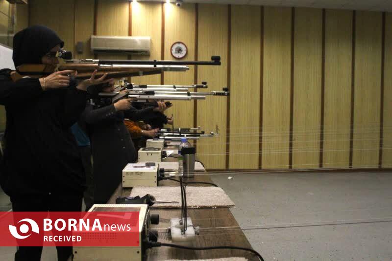 مسابقات تیراندازی بانوان خبرنگار برگزار شد