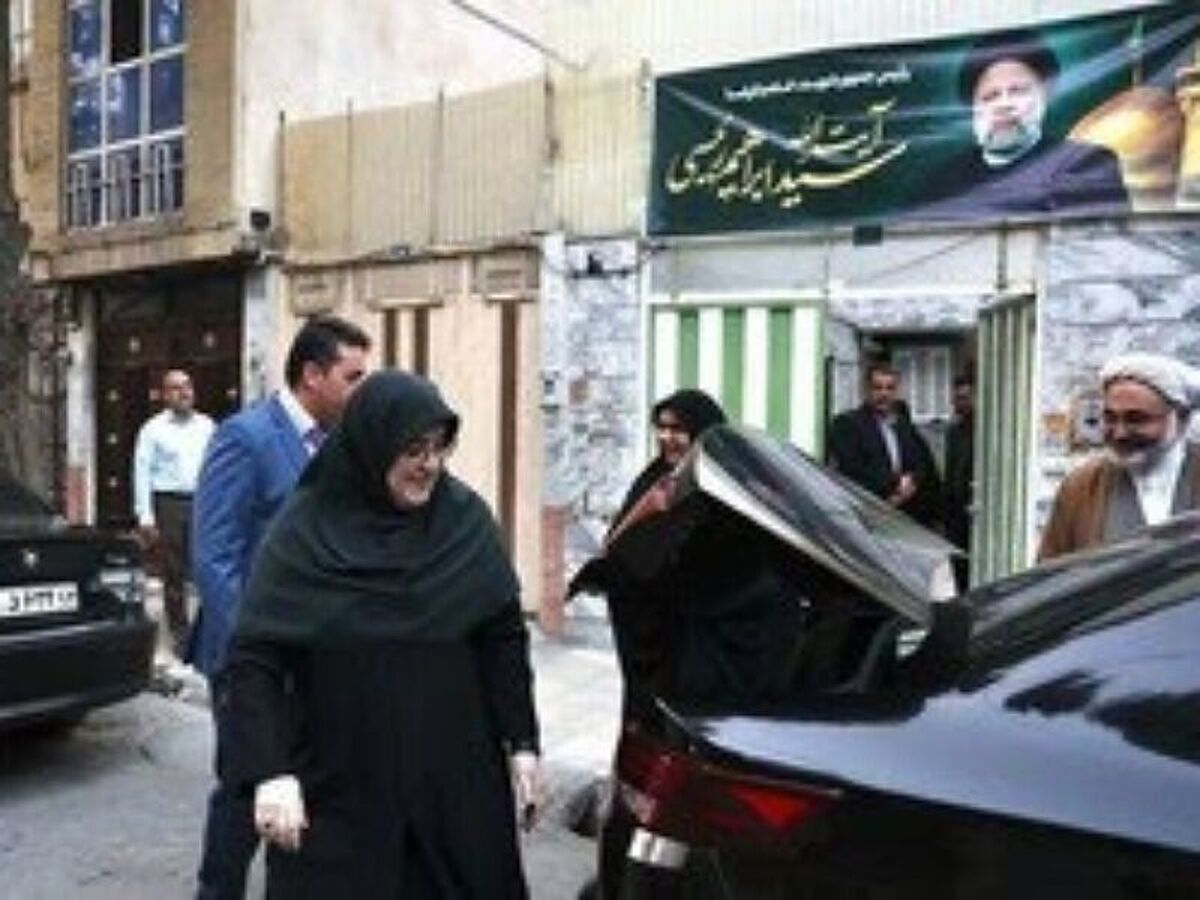 سخنگوی دولت به دیدار مادر شهید رییسی رفت