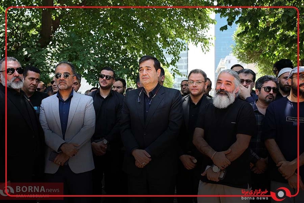 مراسم تشییع پیکر مرحوم حمیدرضا درجاتی (عکاس ورزشی)