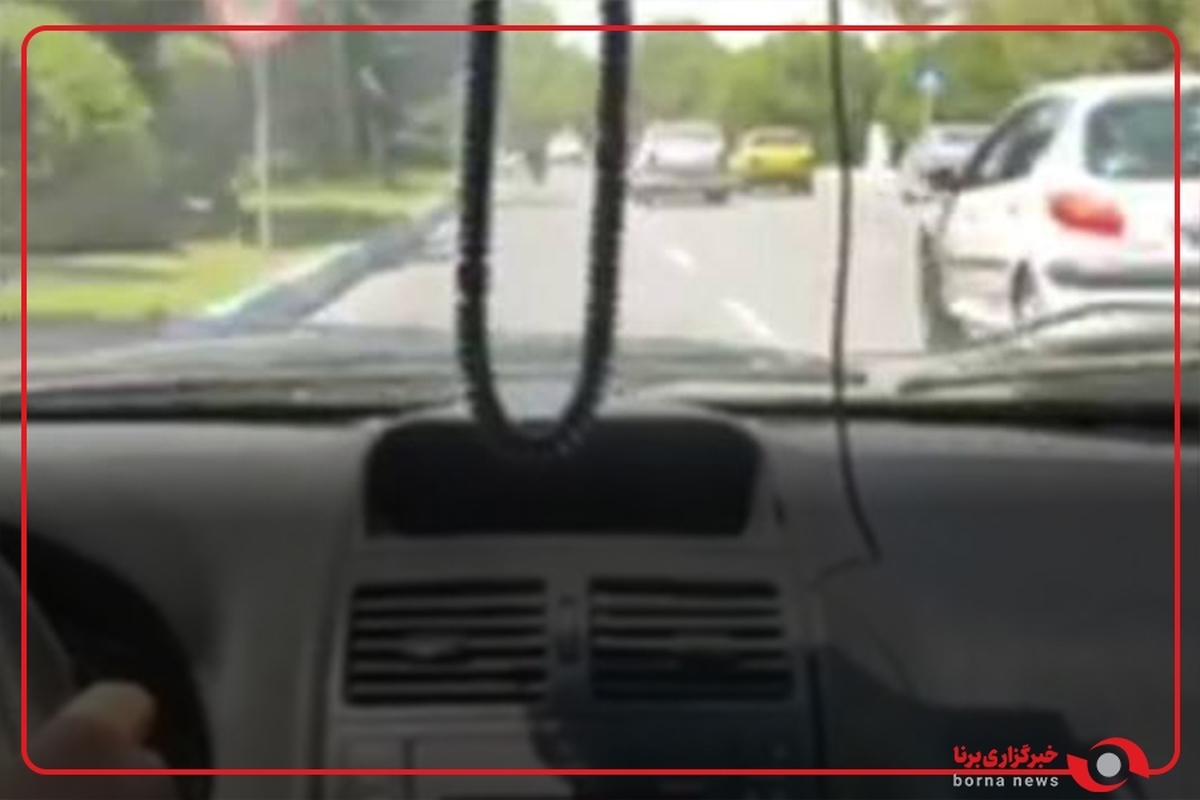 تصاویری از عملیات تعقیب و گریز و دستگیری سارق خودرو در خیابان های اصفهان