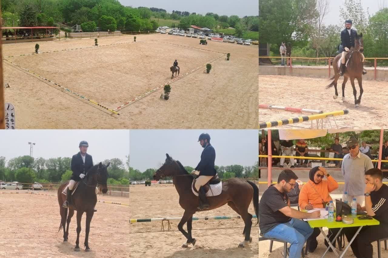 نفرات برتر مسابقات سوارکاری درساژ در قزوین مشخص شدند 