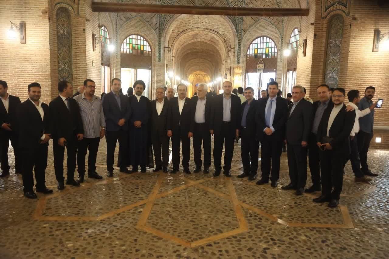 استاندار اربیل عراق از کاروانسرای تاریخی سعدالسلطنه قزوین دیدن کرد