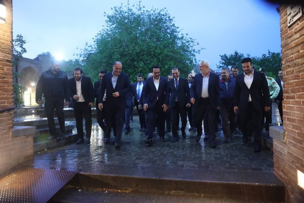 استاندار اربیل عراق از کاروانسرای تاریخی سعدالسلطنه قزوین دیدن کرد