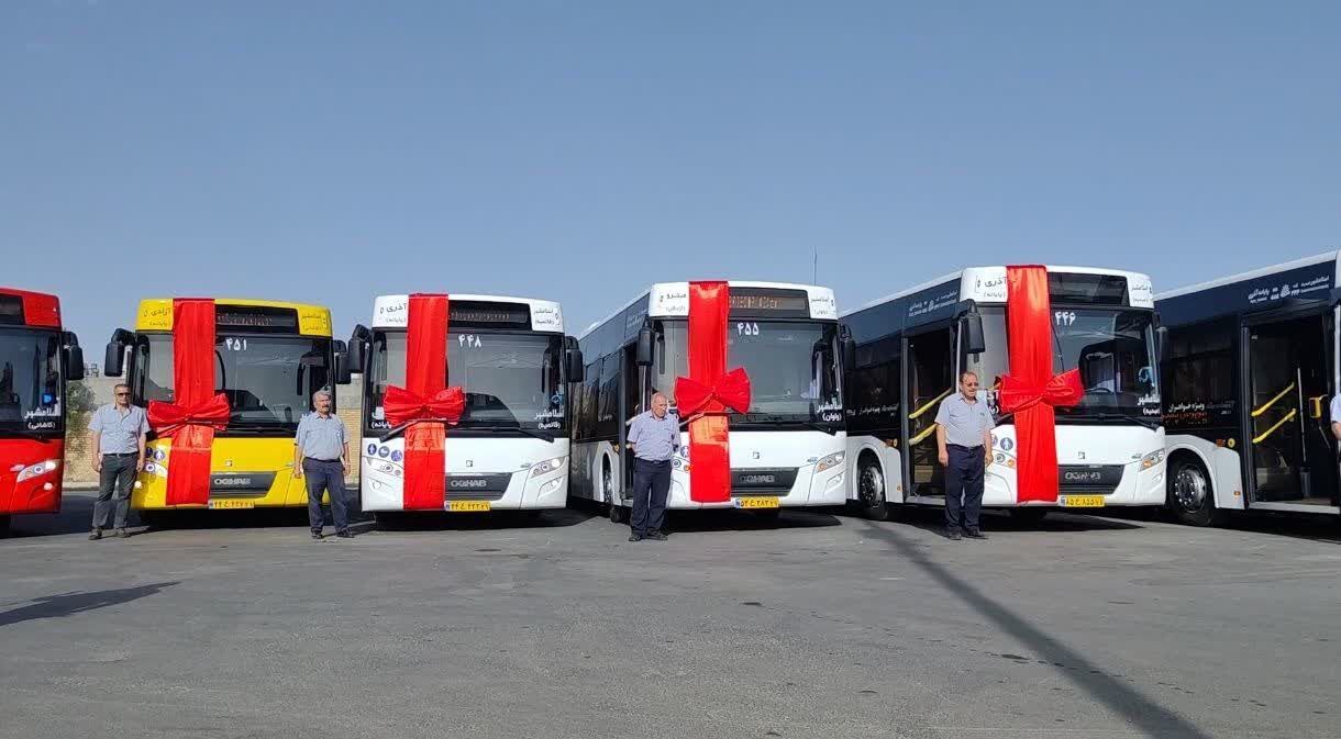 آغاز بهره برداری از ۱۵ دستگاه اتوبوس در اسلامشهر با حضور معاون عمرانی استاندار تهران