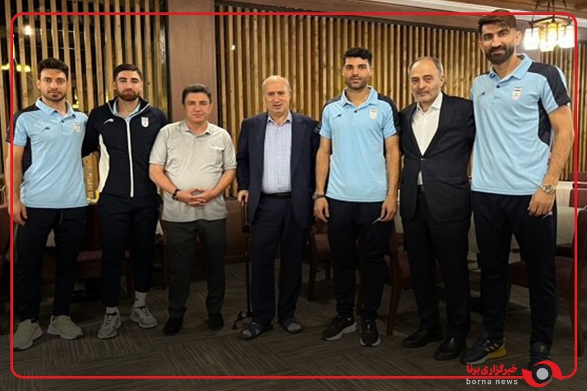 صحبت های مهدی تاج رئیس فدراسیون در جمع اعضای تیم ملی