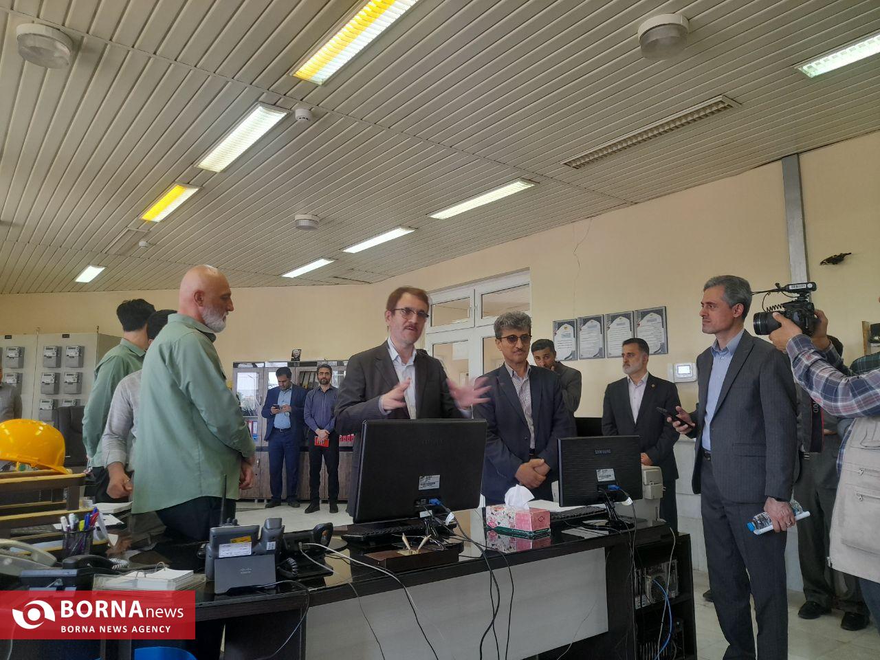 بهره برداری از ترانسفورماتور جدید پست انتقال شهید عضدی رشت بهره برداری از ترانسفورماتور جدید پست انتقال شهید عضدی رشت