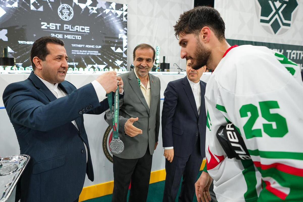 نایب قهرمانی هاکی روی یخ ایران در مسابقات کشورهای اسلامی