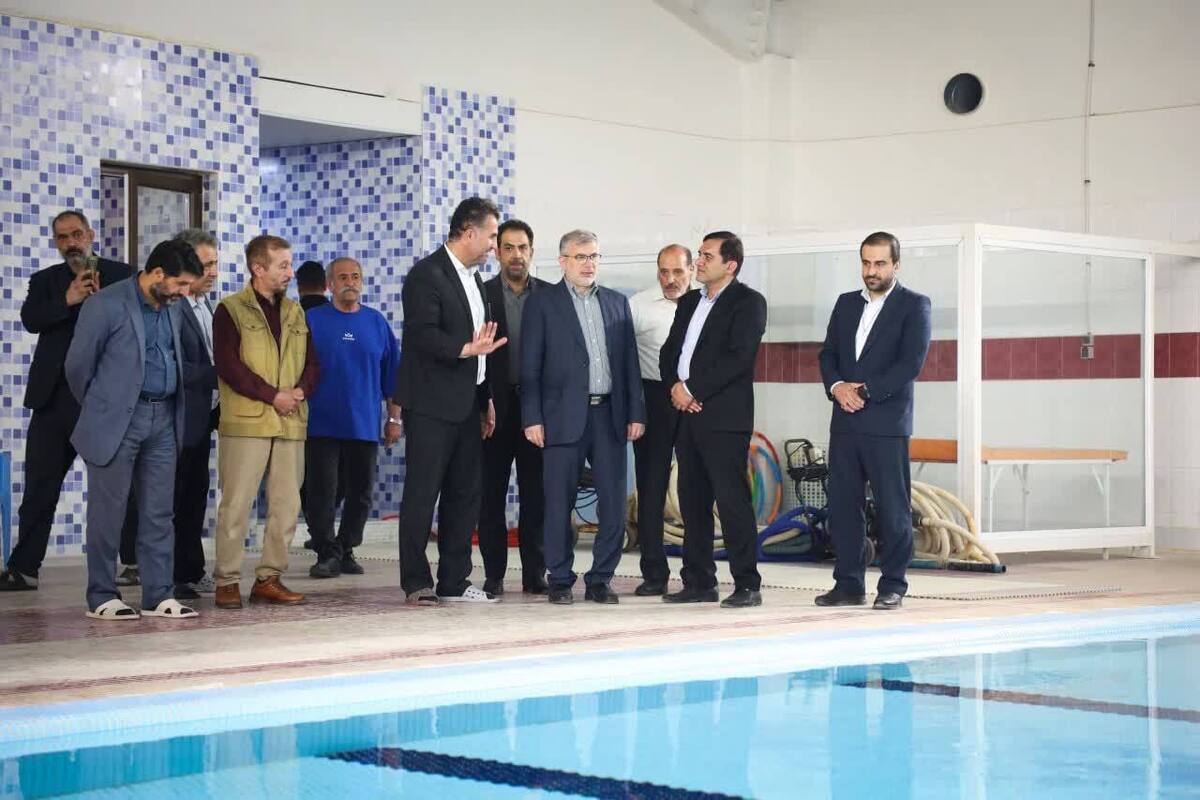 بهره‌برداری مجدد از استخر مجموعه ورزشی ایثار پس از ۸ سال تعطیلی