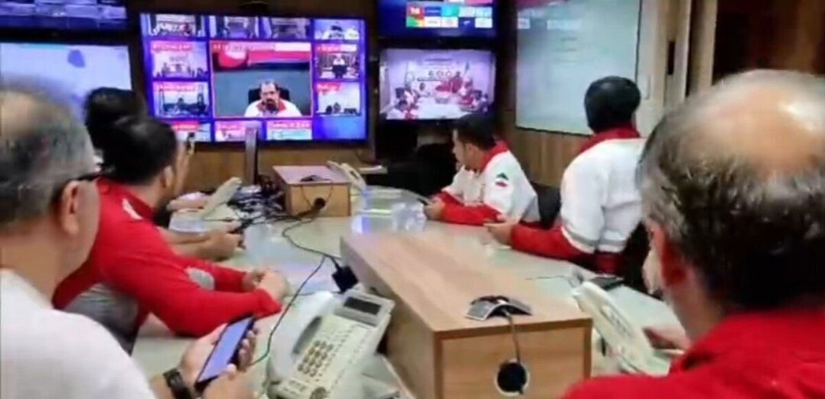 پایگاه‌های هلال احمر در حالت آماده باش