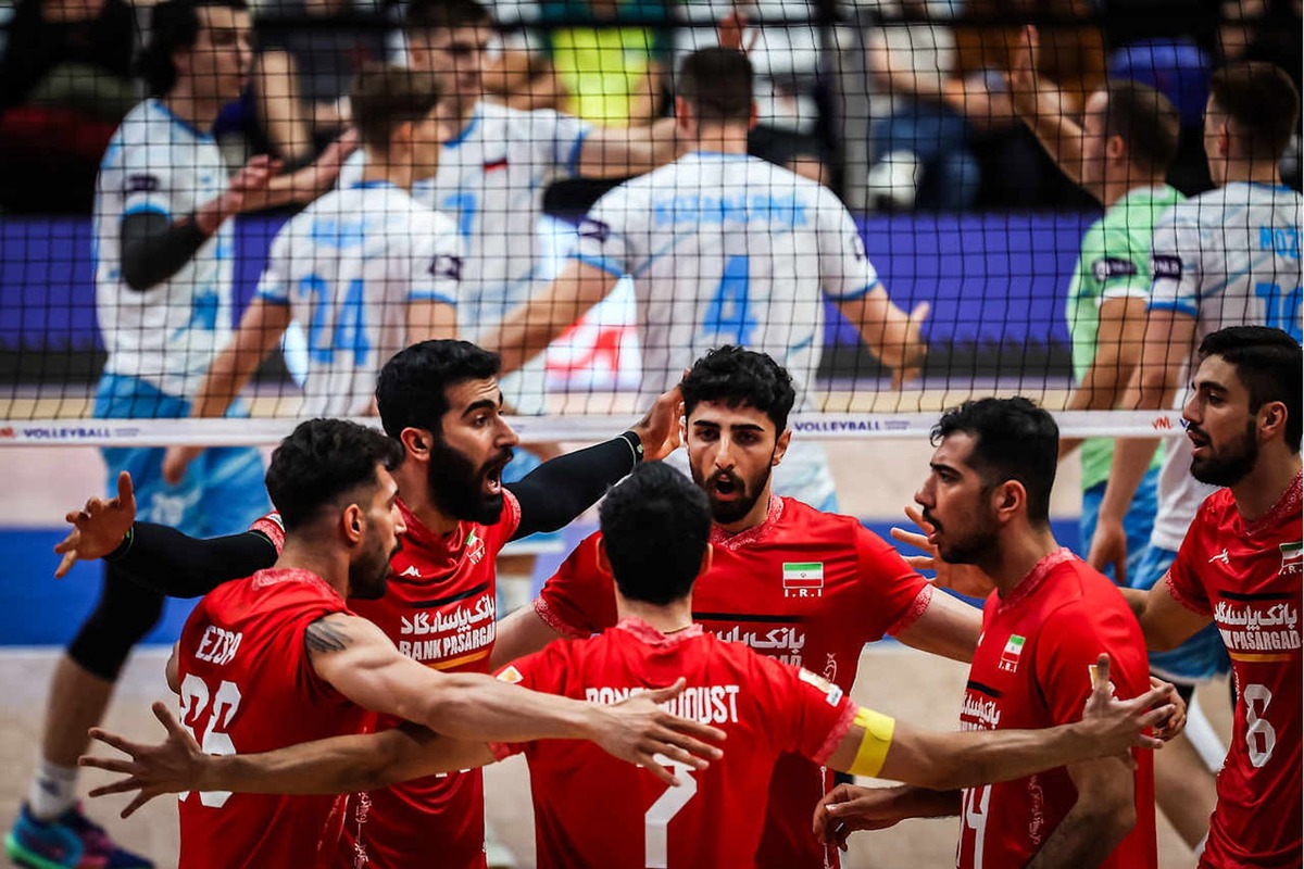 سومین شکست مردان والیبال ایران در لیگ ملت‌ها مقابل اسلوونی