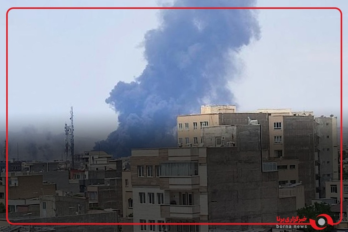 هم اکنون انفجار شدید در تبریز