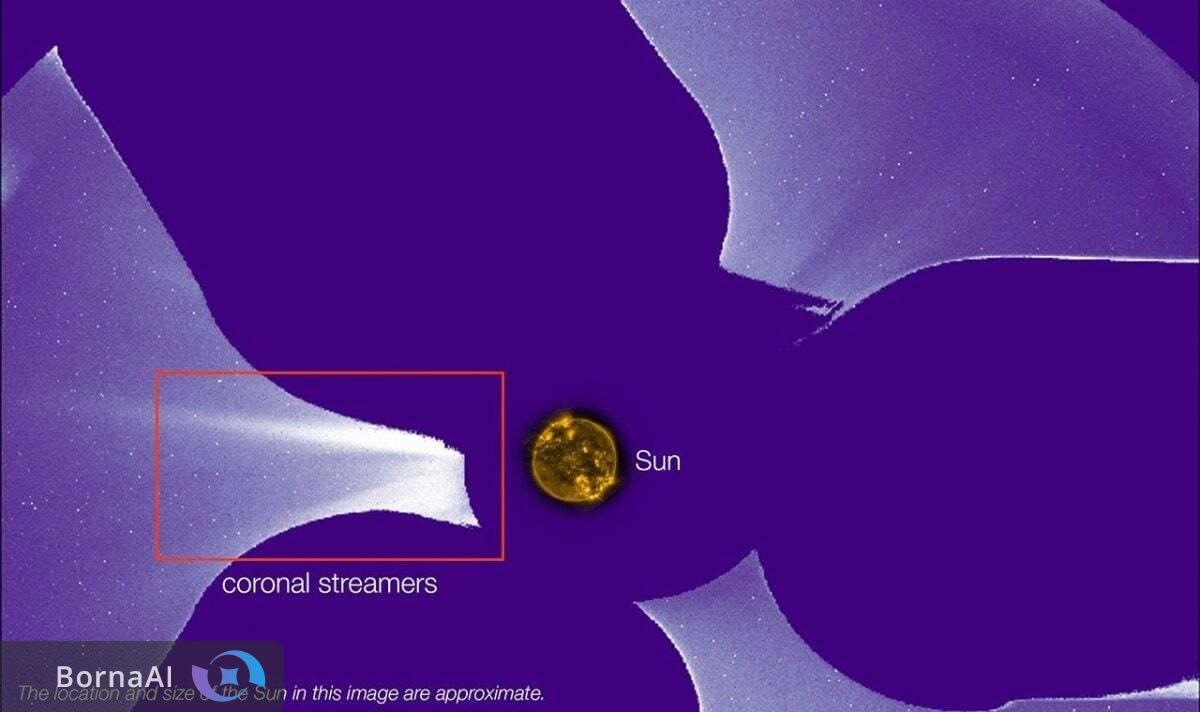 فوران‌ داغ پلاسما در دل تاج خورشیدی