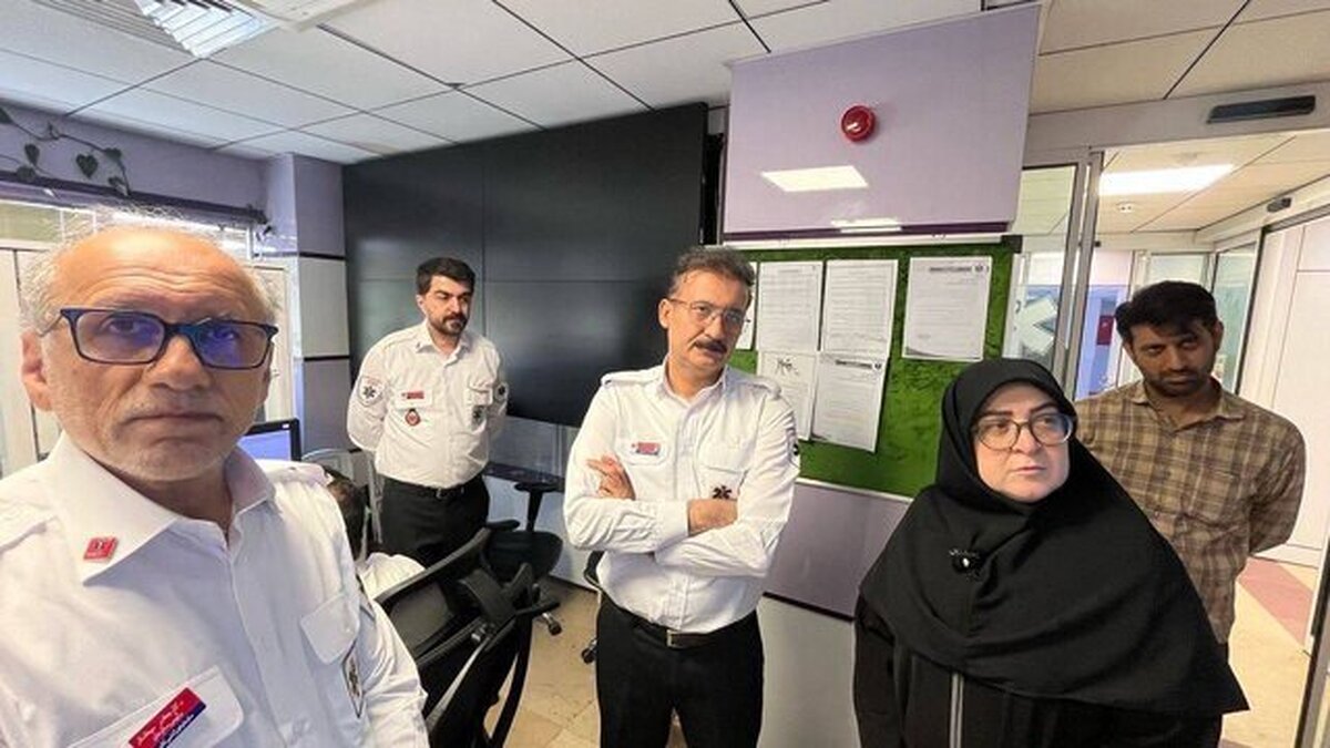 بازدید سخنگوی دولت از سازمان اورژانس کشور