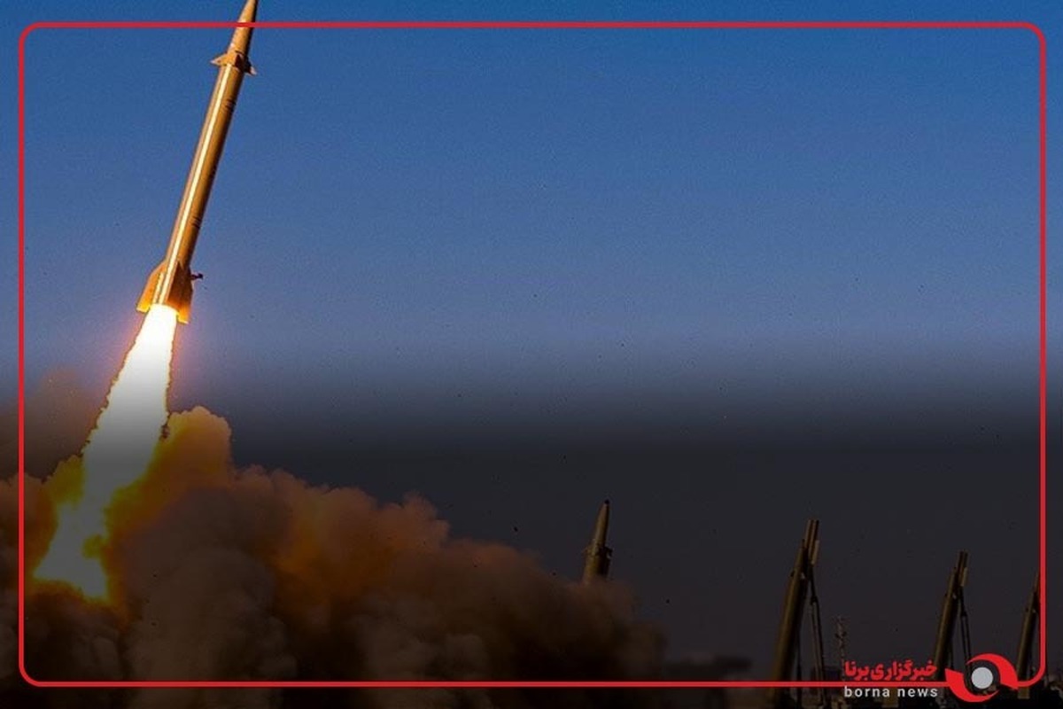 تصاویری از لحظه شلیک موشک‌های ایران