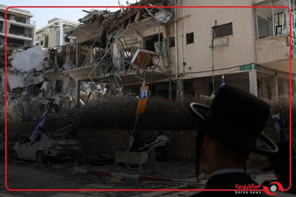 حجم تخریب در تل‌آویو و آوارگی صهیونیست‌ها