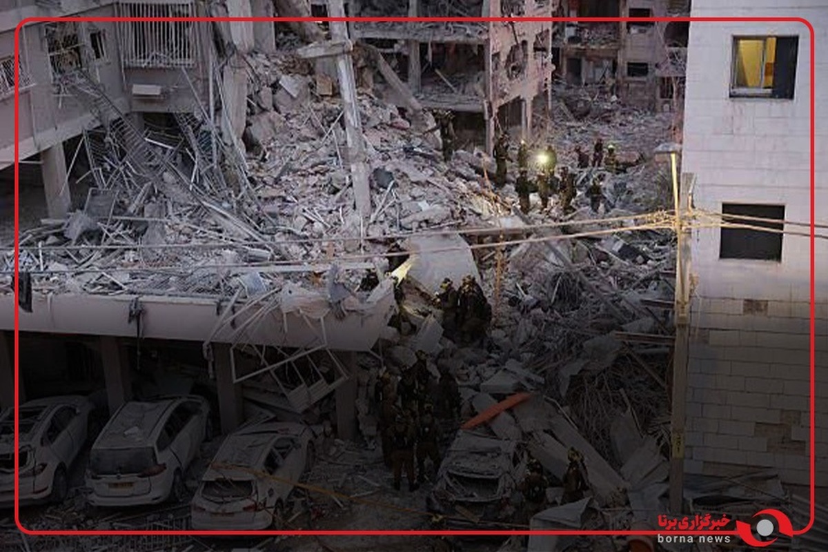 اینجا تل‌آویو است؛ لحظاتی پس از اصابت موشک‌های ایران