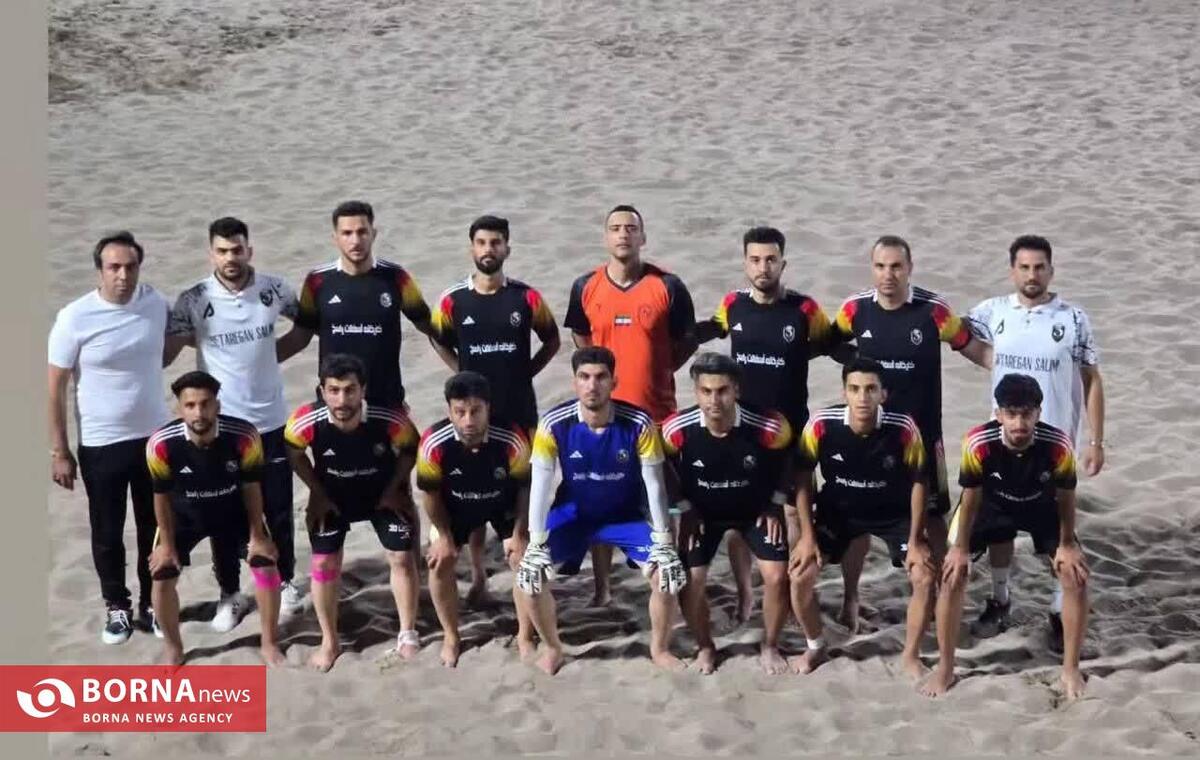 «ستارگان سلیمی کرمانشاه» به دور بعد زیرگروه فوتبال ساحلی کشور صعود کرد
