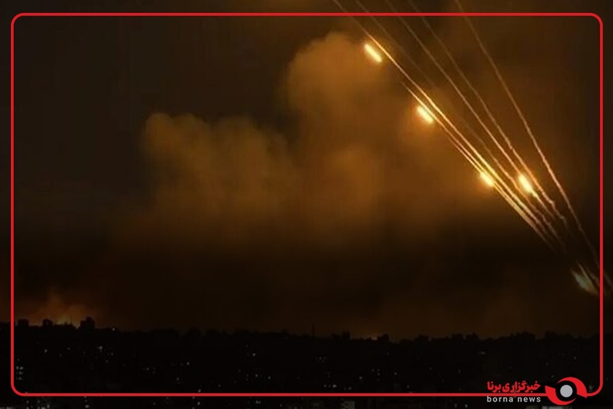 تصاویر اولیه از رسیدن موشک‌های ایران به تل‌آویو