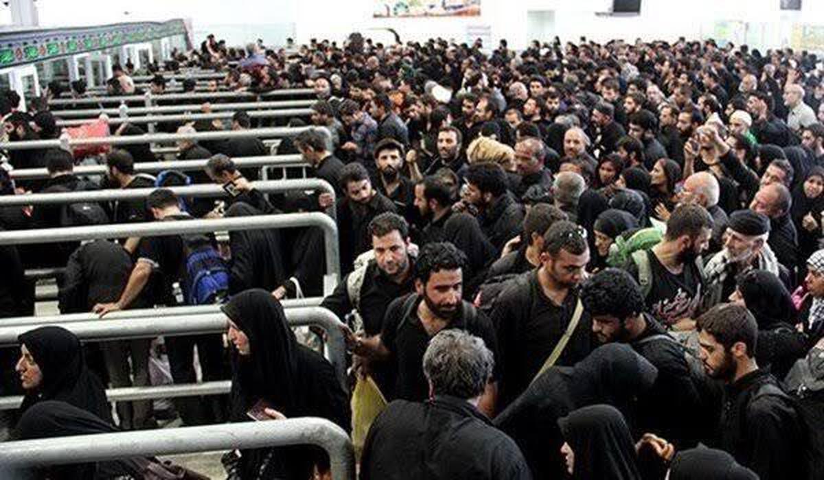 تردد ۲۰ هزار زائر از مرز مهران در ۲۴ ساعت گذشته