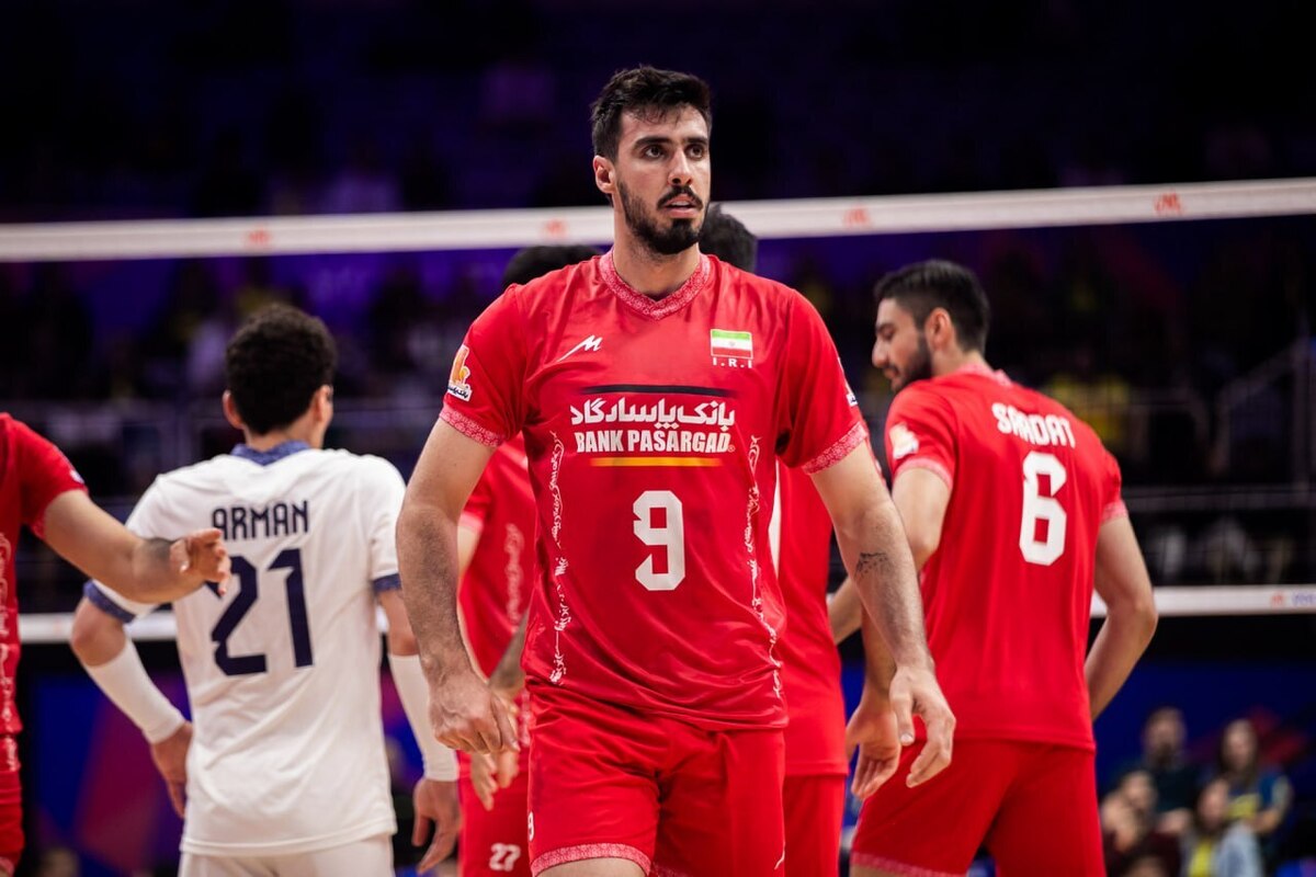 خانزاده امتیازآورترین بازیکن دیدار ایران - اوکراین شد