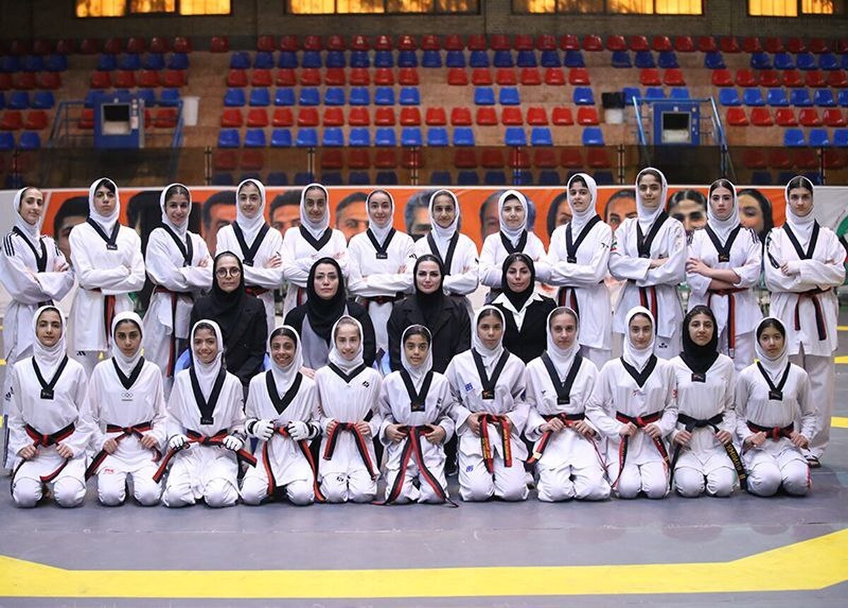 معرفی نفرات راه یافته به اردوی تکواندو نونهالان دختر
