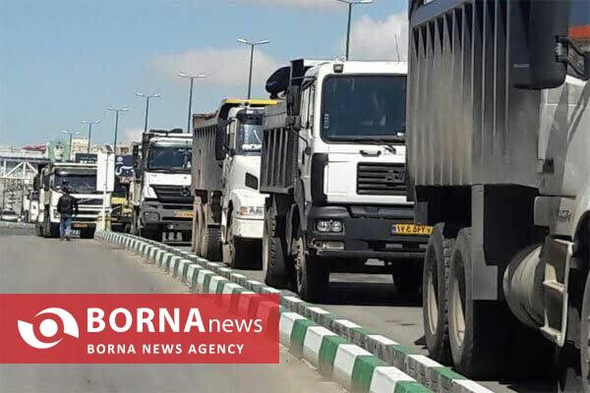 اعلام آمادگی کامیون‌داران گیلان‌غرب برای پشتیبانی از نیرو‌های مسلح